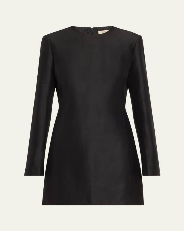 Francesca A-Line Silk Mini Dress